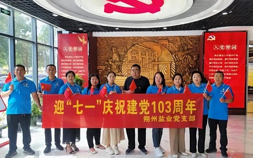 朔州盐业 ：开展迎“七&middot;一”庆建党103周年主题党日活动